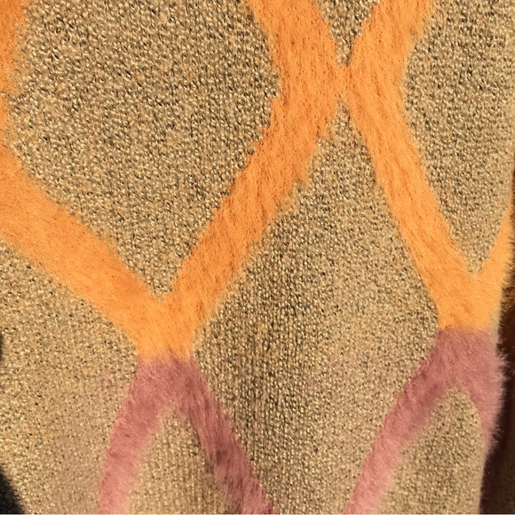 Kori America - Kimono Cardigan Sweater - Beige, Orange, Dusty Lavender - XL - Picture 9 of 9